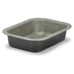 Lasagnera Alluminio antiaderente (20x14cm) HAPPY STONE Grigio pietra HAPSTLASATXX2014H