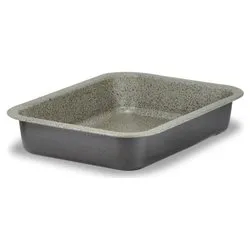 Lasagnera Alluminio antiaderente (30x22cm) HAPPY STONE Grigio pietra HAPSTLASATXX3022H