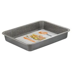 Teglia alta Alluminio antiaderente (40x33cm) HAPPY STONE Grigio pietra HAPSTTEGREBA4033H