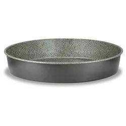 Teglia tortiera alta Alluminio antiaderente (38cm) HAPPY STONE Grigio pietra HAPSTFOTATXXXX38