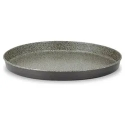 Teglia tortiera focaccia Alluminio antiaderente (32cm) HAPPY STONE Grigio pietra HAPSTTORFOXXXX32