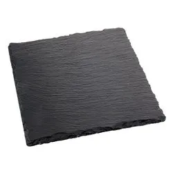 Piatto portata Ardesia (30x30x0,5cm) quadro ARDESIA Nero 11970300PPV