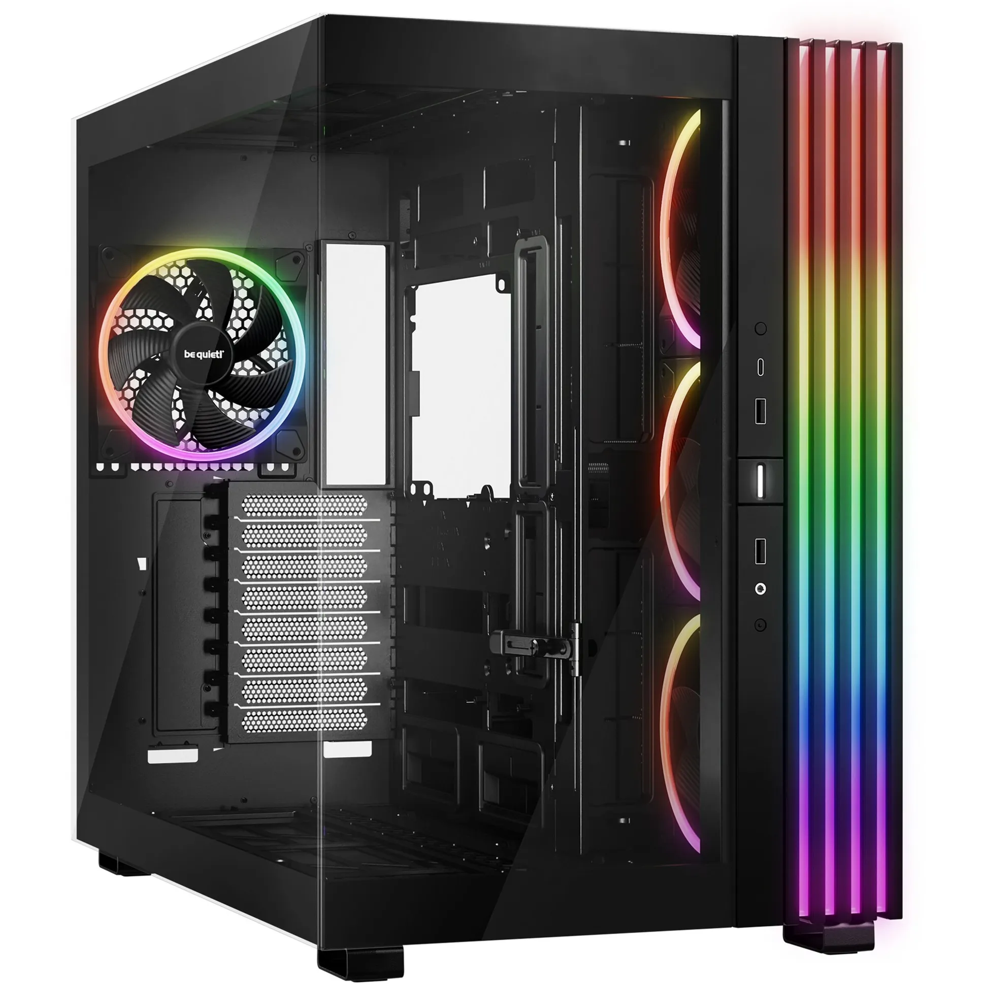 LIGHT BASE 900 FX Black Full Tower Nero, Torre grande telaio