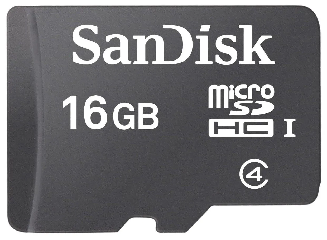 Scheda di memoria microSDHC SanDisk, 16 Gb, Classe 4 SDSDQM-016G-B35