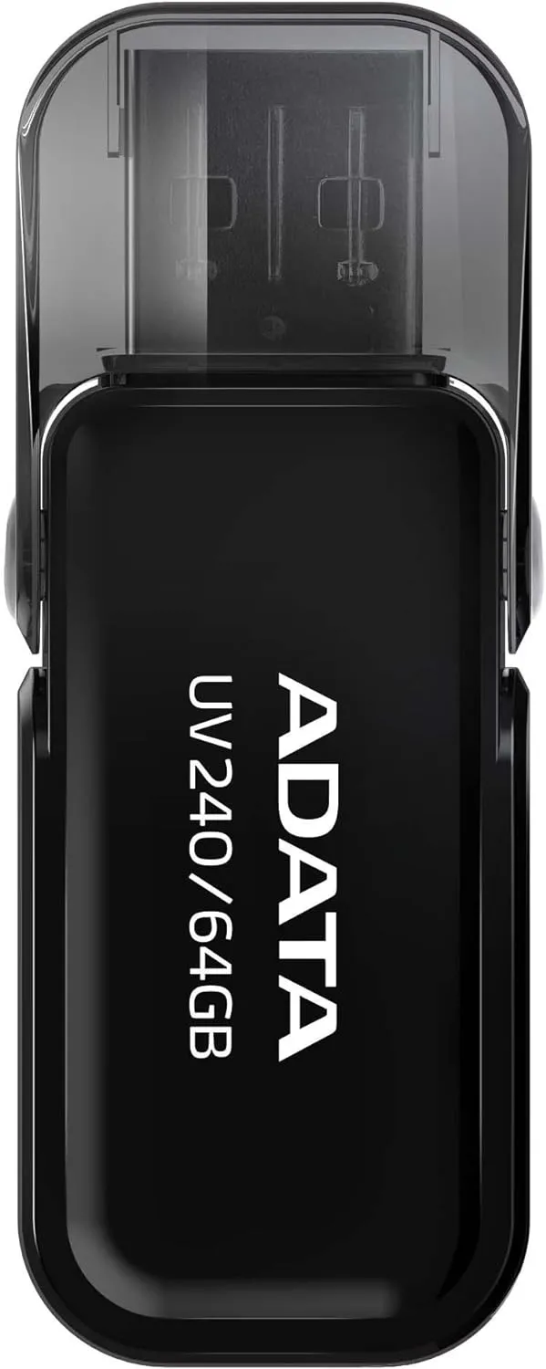 Memoria esterna USB-A Adata UV240 UV240, 32Gb AUV240-32G-RBK AUV240-32G-RBK