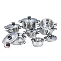 Batteria pentole Inox ( 12 pz) BLUMENTHAL BA000168