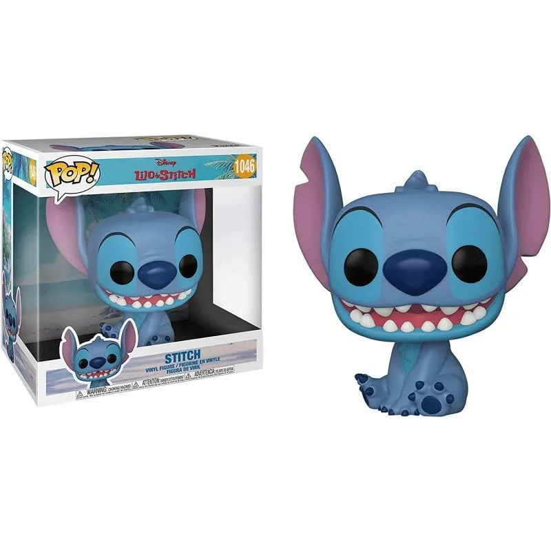 Funko Pop Jumbo Disney Lilo & Stitch Stitch seduto