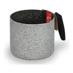Bollilatte Alluminio antiaderente (14cm) JANET 2.0 Grigio pietra JANE2BOLXXXXXX14