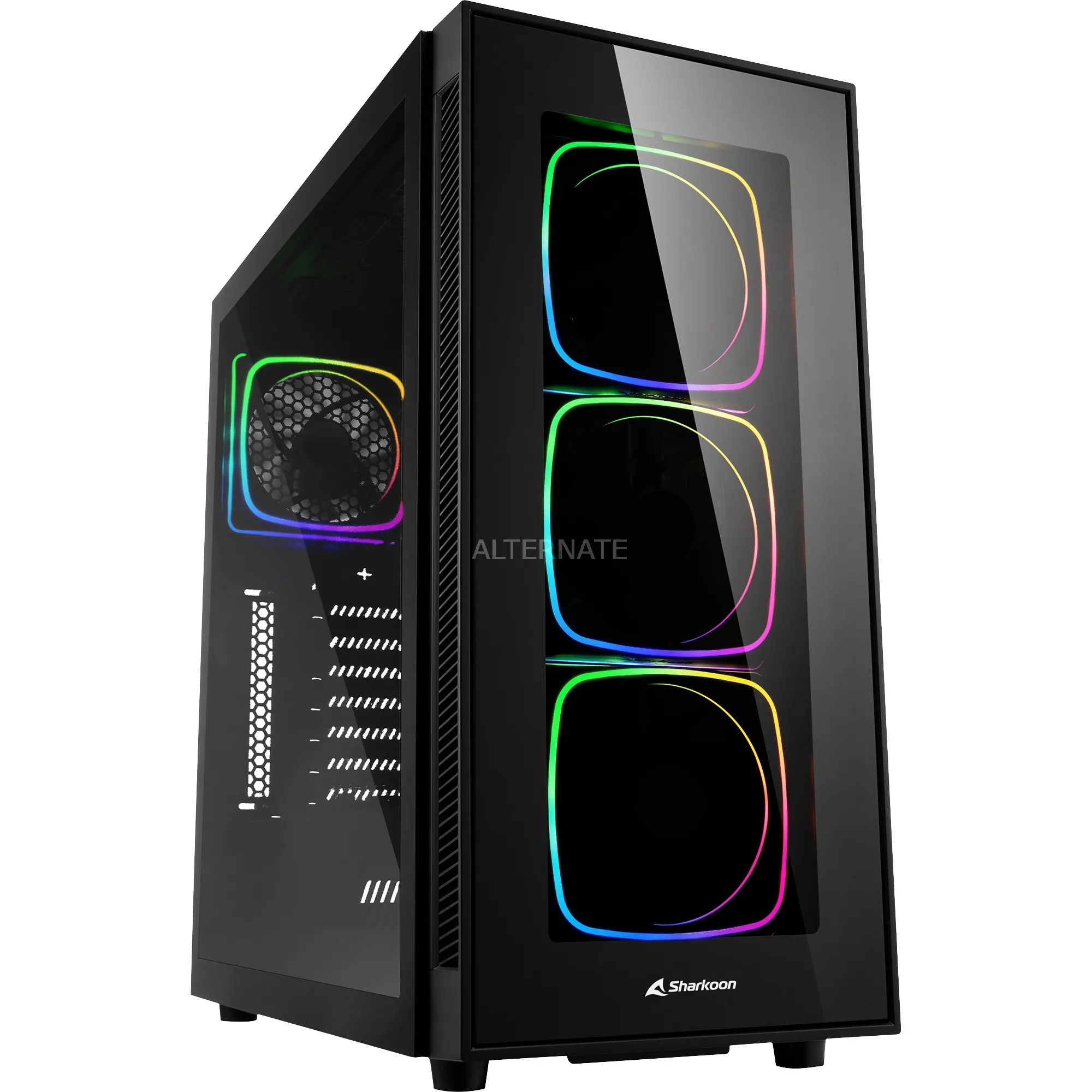 TG6 RGB Midi Tower Nero, Chassis Tower