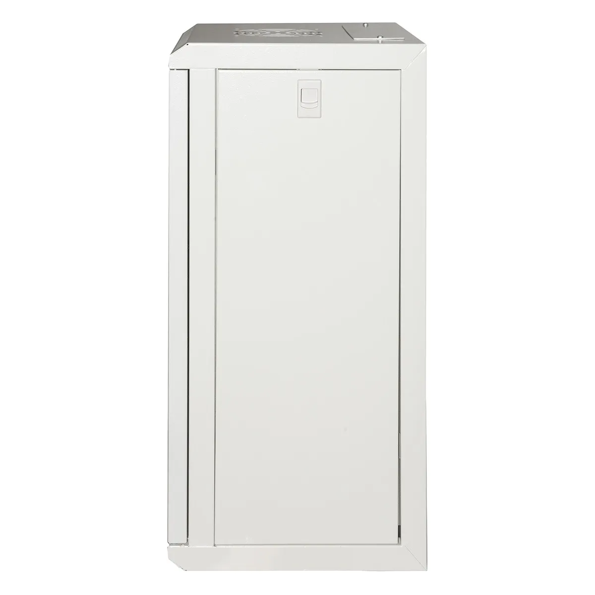 Armadio Rack 10 12 Unita' In Acciaio Colore Grigio Con Fianchi Apribili