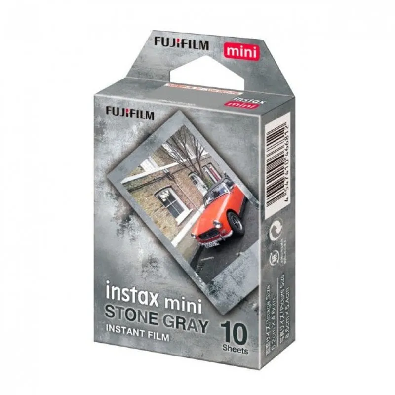 Pellicole fotografiche Fujifilm Stone Grey 10 per Instax Mini