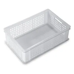 Cassetta sovrapponibile forato per alimenti (60x40x10cm) SERVICE Bianco 1880 HD1