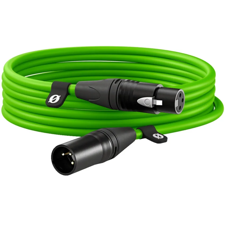 Cavo XLR Premium XLR6M-G verde