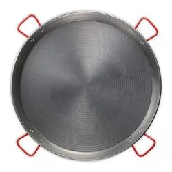 Tegame Ferro (90cm) Paellera Valenciana 4 manici GARCIMA LA IDEAL Silver spazzolato G1009000000