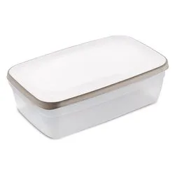 Contenitore alimenti (600ml) CIAO FRESCO Bianco e Tortora 01061