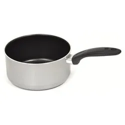 Casseruola Alluminio antiaderente (12cm) 1 manico FIREWORKS Grigio e Nero FIRC1225GR01