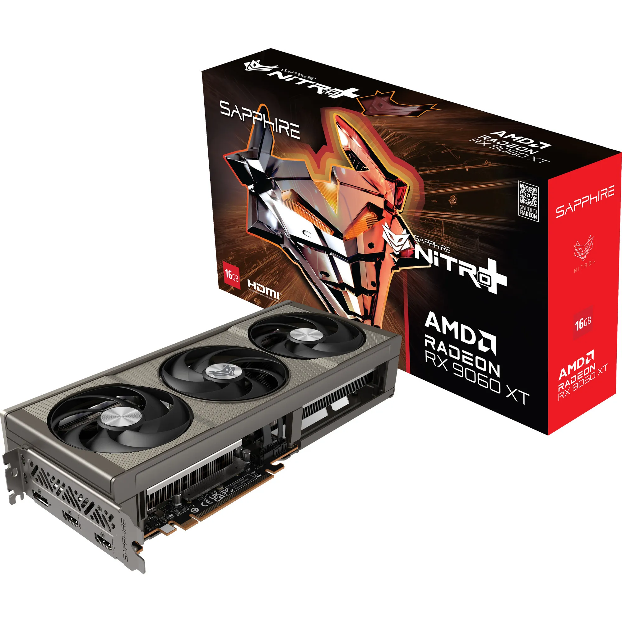 Radeon RX 9060 XT NITRO+ 16GB, Scheda grafica