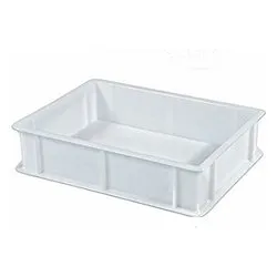 Cassetta pesante per alimenti (60x40x10cm) EUROPA Bianco E6410FLNT