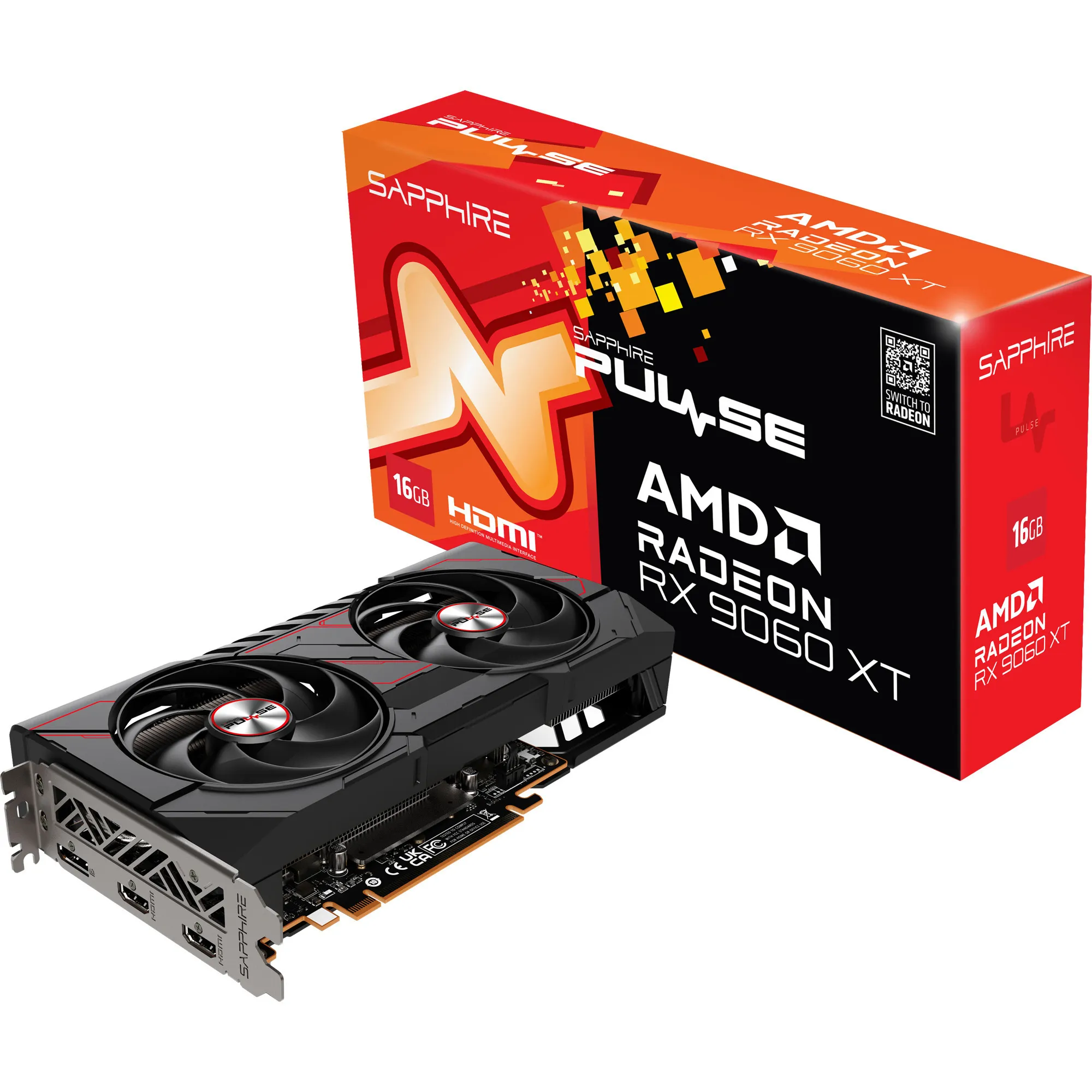 Radeon RX 9060 XT PULSE 16GB, Scheda grafica