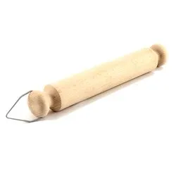 Mattarello Legno liscio con anello appendibile (30x4,5cm) TOP Naturale Art 68 30