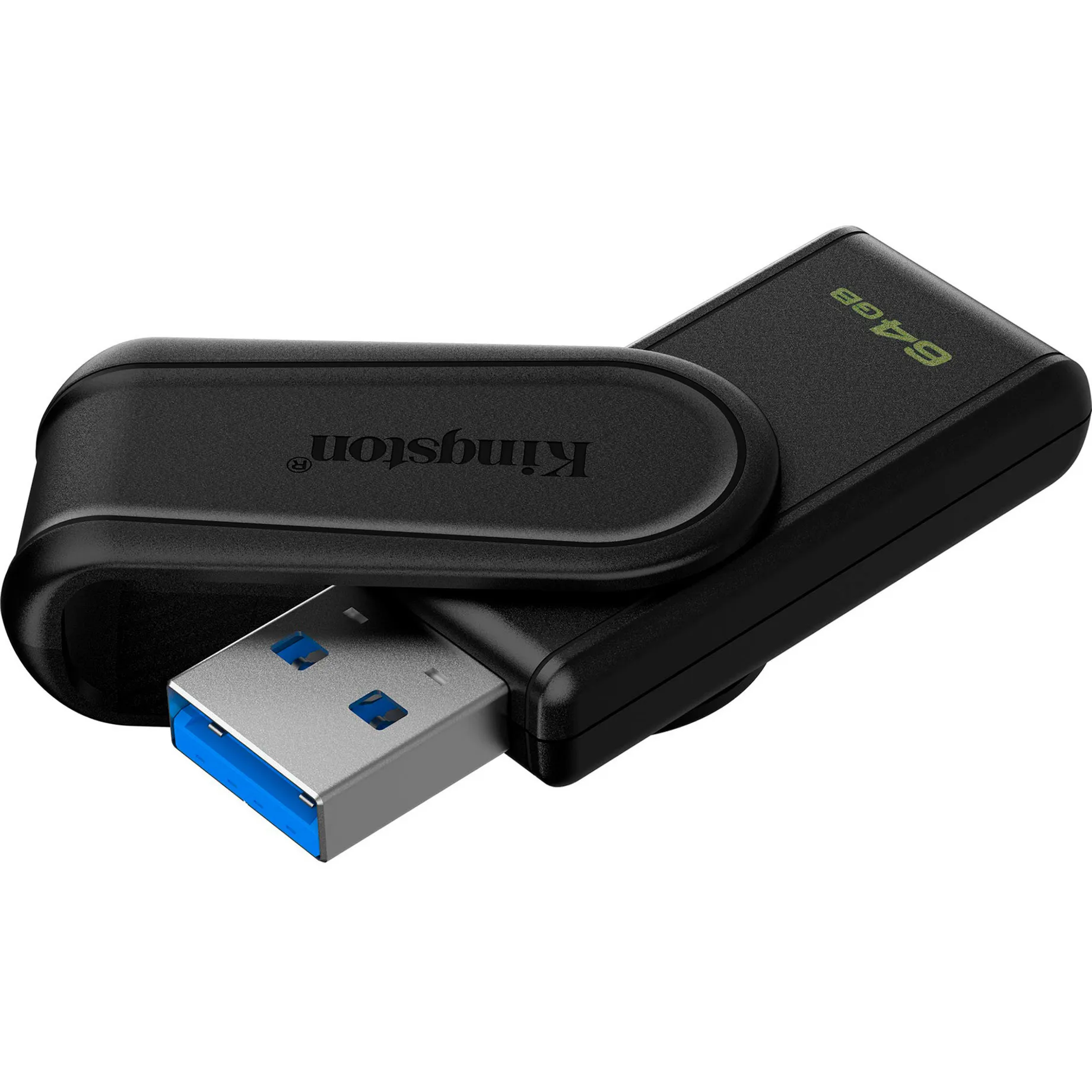DataTraveler 64GB Portable USB 3.2 Gen 1 Exodia S (Nero/Nero), Chiavetta USB