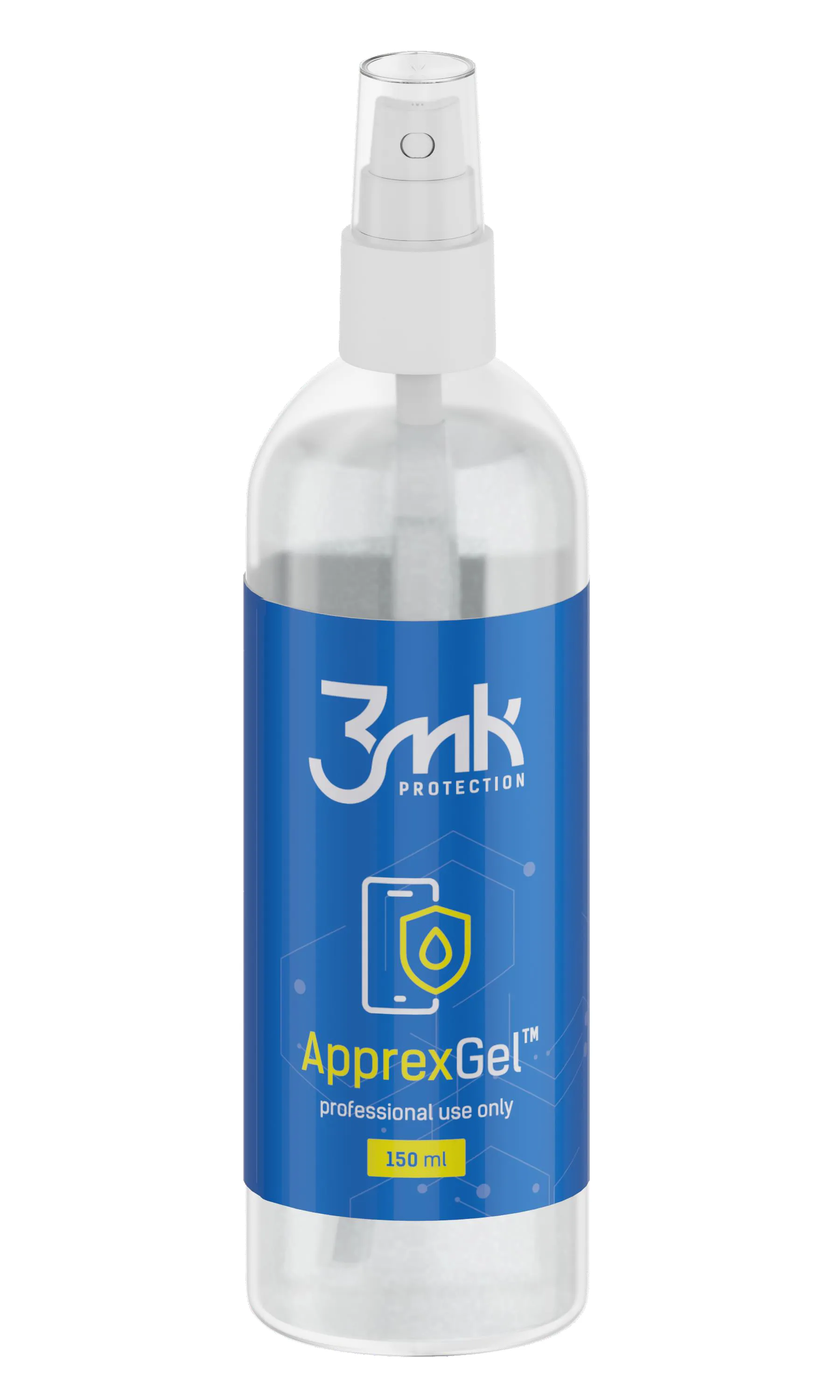 Soluzione Gel 3MK ApprexGel per l’applicazione di pellicole protettive in plastica/silicone, 150 ml
