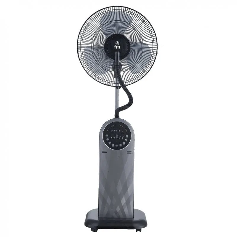Fm Heating ND-95 Ventilatore nebulizzatore da terra con telecomando 95W Grigio