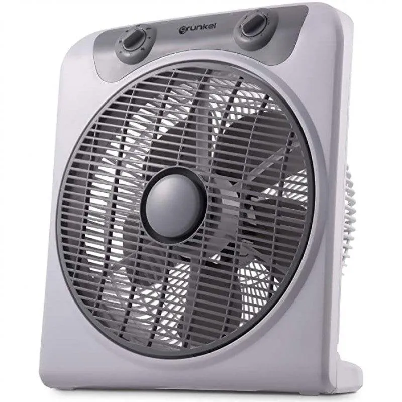 Ventilatore da Pavimento Grunkel BOXFAN 50W 30cm 3 Velocità Oscillazione Timer