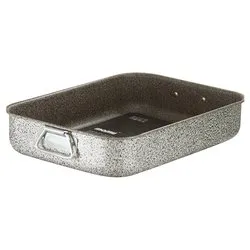 Rostiera Alluminio antiaderente (27,7x21x5,9cm) JANET 2.0 Grigio pietra JANE2ROSXXXXXX25