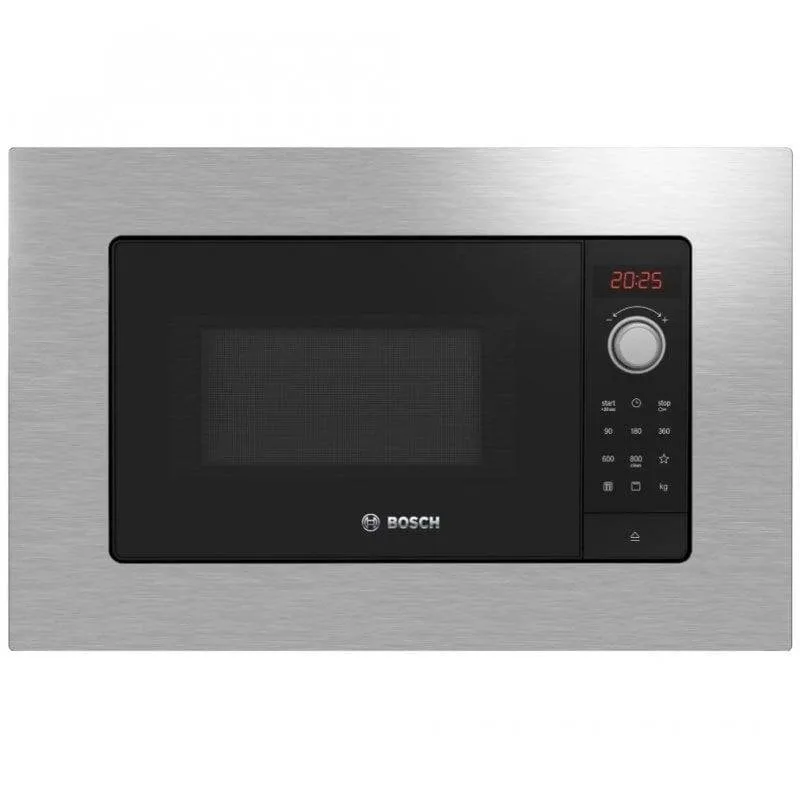 Microonde Bosch BEL623MS3 20L 800W Grill Integrato Display LED Ricette Gourmet