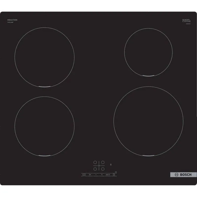 Piano a induzione Bosch PUE611BB5E 4 zone 60 cm TouchSelect Nero