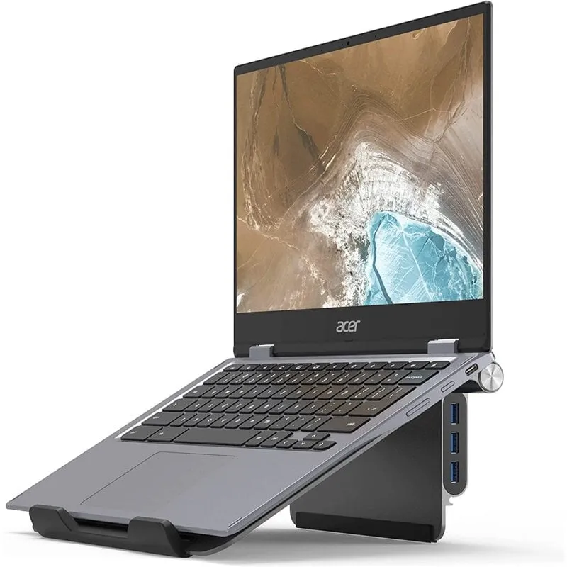 Supporto per laptop Acer fino a 15,6" con adattatore hub 5 in 1