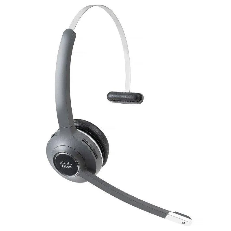 Auricolare Cisco 561 wireless DECT mono con base, USB-A, per ufficio, nero/grigio