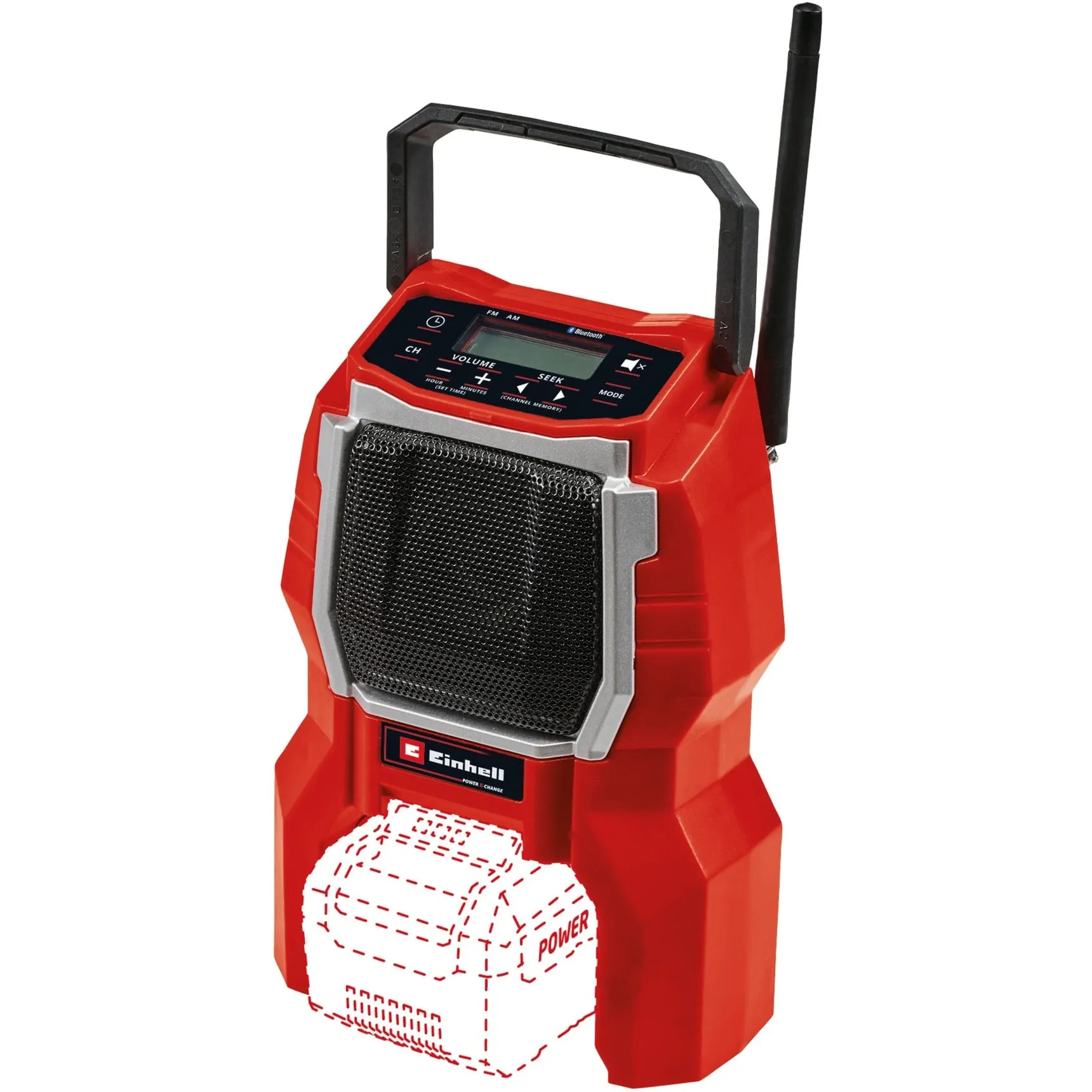 TC-RA 18 Li BT - Solo, Radio sito lavoro