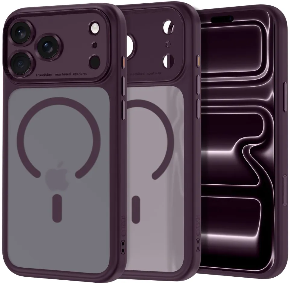 Custodia MagSafe per Apple iPhone 18 Pro Max / 17 Pro Max, Tech-Protect, MagPeak CC, Vinaccia Opaca