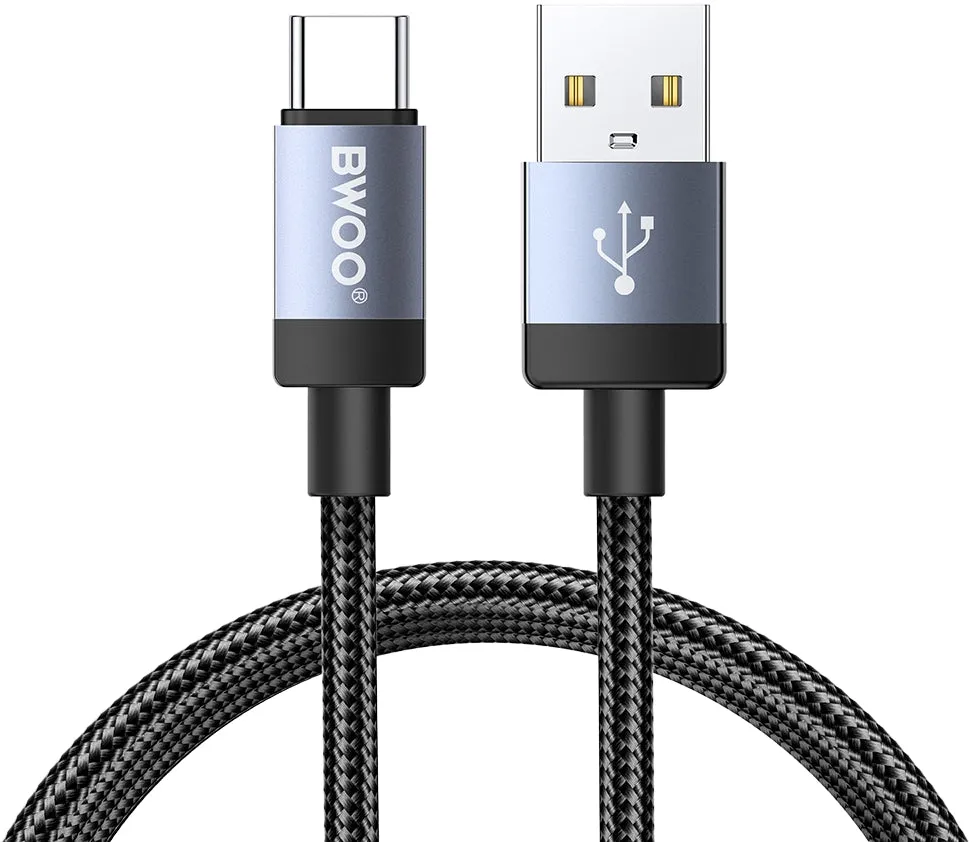 Cavo Dati e Ricarica USB-A - USB-C BWOO BO-X401C, 18W, 1m, Nero