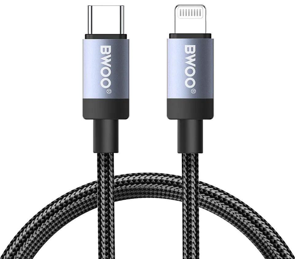 Cavo Dati e Ricarica USB-C - Lightning BWOO BO-X401CL, 30W, 1m, Nero