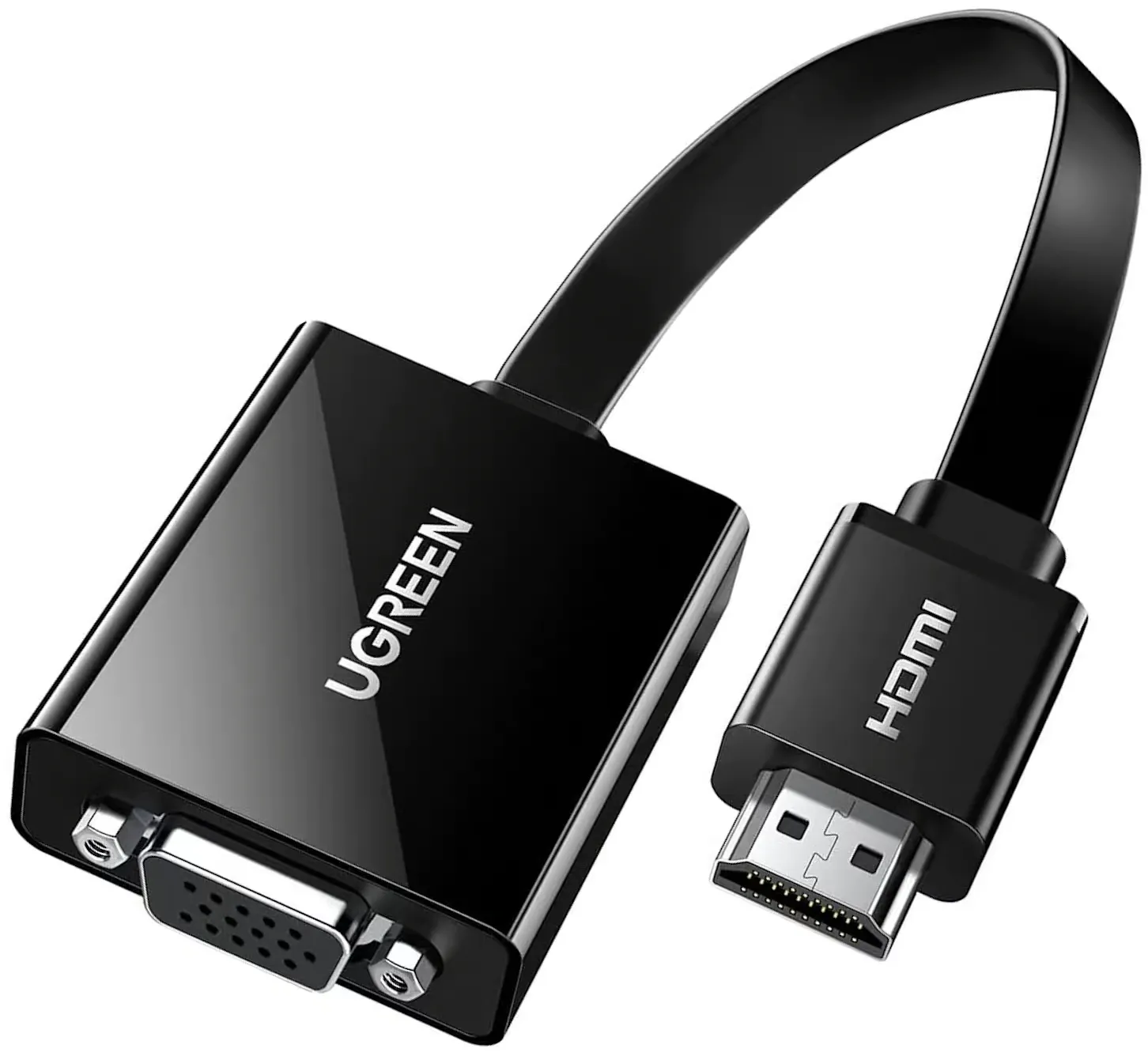 Adattatore Video UGREEN CM611 (90813), HDMI - VGA, 1080P, Nero