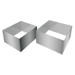 Coppapasta 2 pz 8x8 e 9x9 cm Inox Cromo 04GD300