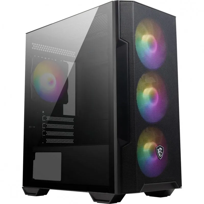 MSI MAG FORGE M100R Vetro temperato USB 3.2 ARGB Nero