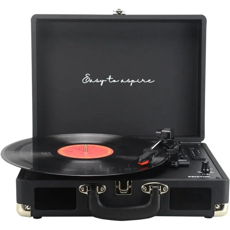 Tocadiscos Prixton VC400 6W Bluetooth Trasmissione Cinghia USB MicroSD Vintage