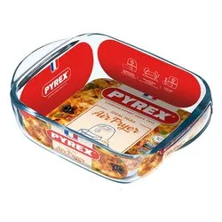 Pirofila Vetro borosilicato (20x17x6cm) AIR FRYER Trasparente 211B100 7640