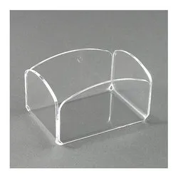 Porta bustine Plastica Zucchero ALBERGHIERO (11,5x5x5cm) Trasparente 2503