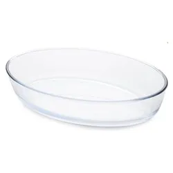 Pirofila Vetro borosilicato (35x24cm) ovale Trasparente SLY-YBDO30