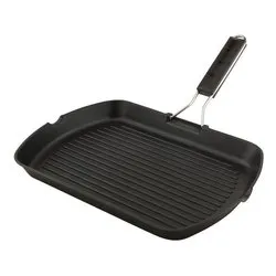 Bistecchiera Alluminio antiaderente (35x25cm) DIETIGRILL INDUCTION Nero 05520250