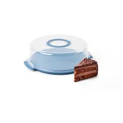 Porta torta (38x33cm) Cake & Go bassa CHEF LINE Azzurro 06585180
