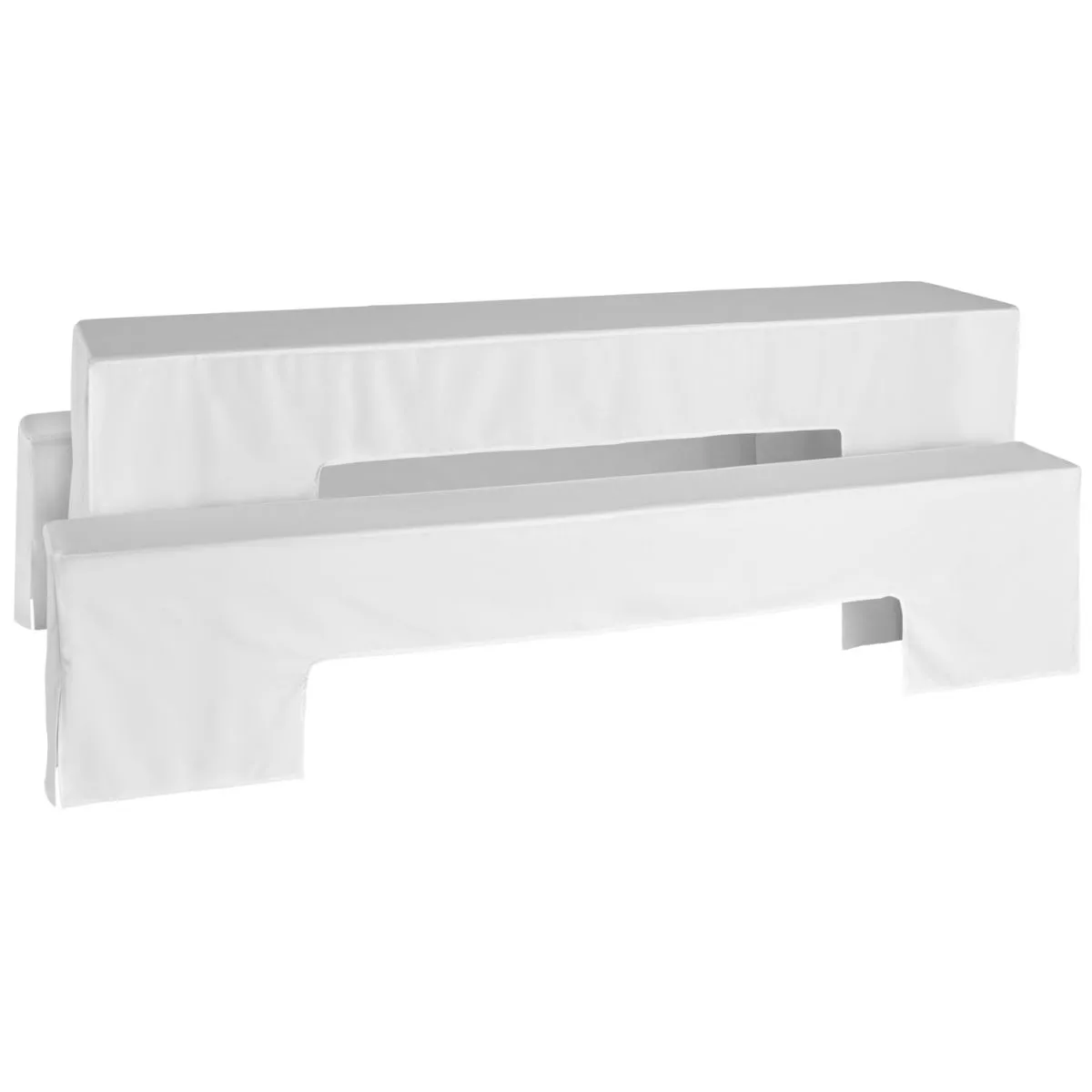 ERWIN M. Copritavolo birreria 3 pezzi; 70x220 cm (LxL); bianco; rettangolare