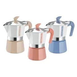Caffettiera Alluminio 1 Tazza MYMOKA COLOR Assortito 02CF166