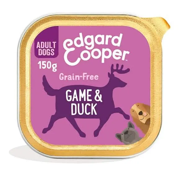 Edgard&cooper dog e adult game duck 150 g