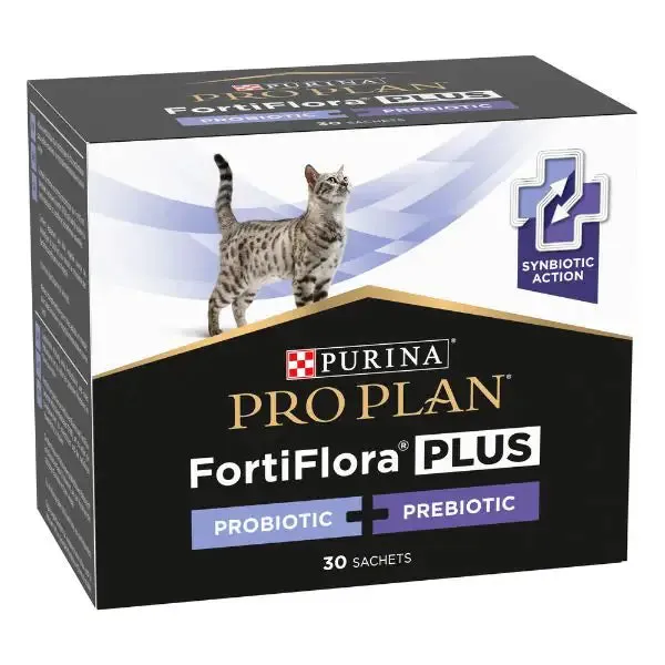 Purina Pro Plan Fortiflora Plus probiotico+prebiotici Supporto intestinale Gatto Stick per gatti 45 gr - Integratori per gatti